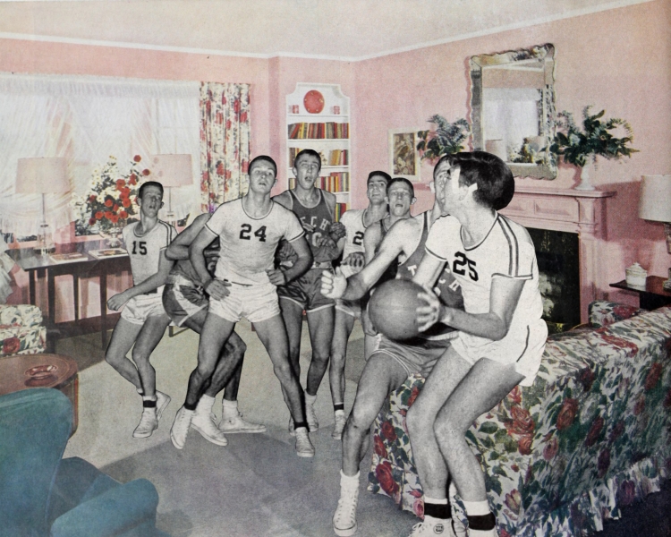 Mom said no basketball in the house